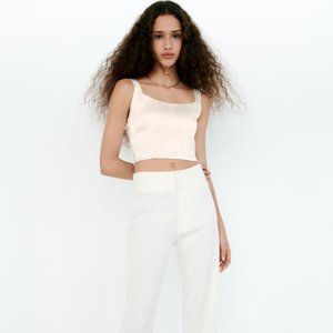 Zara Satin Effect Top